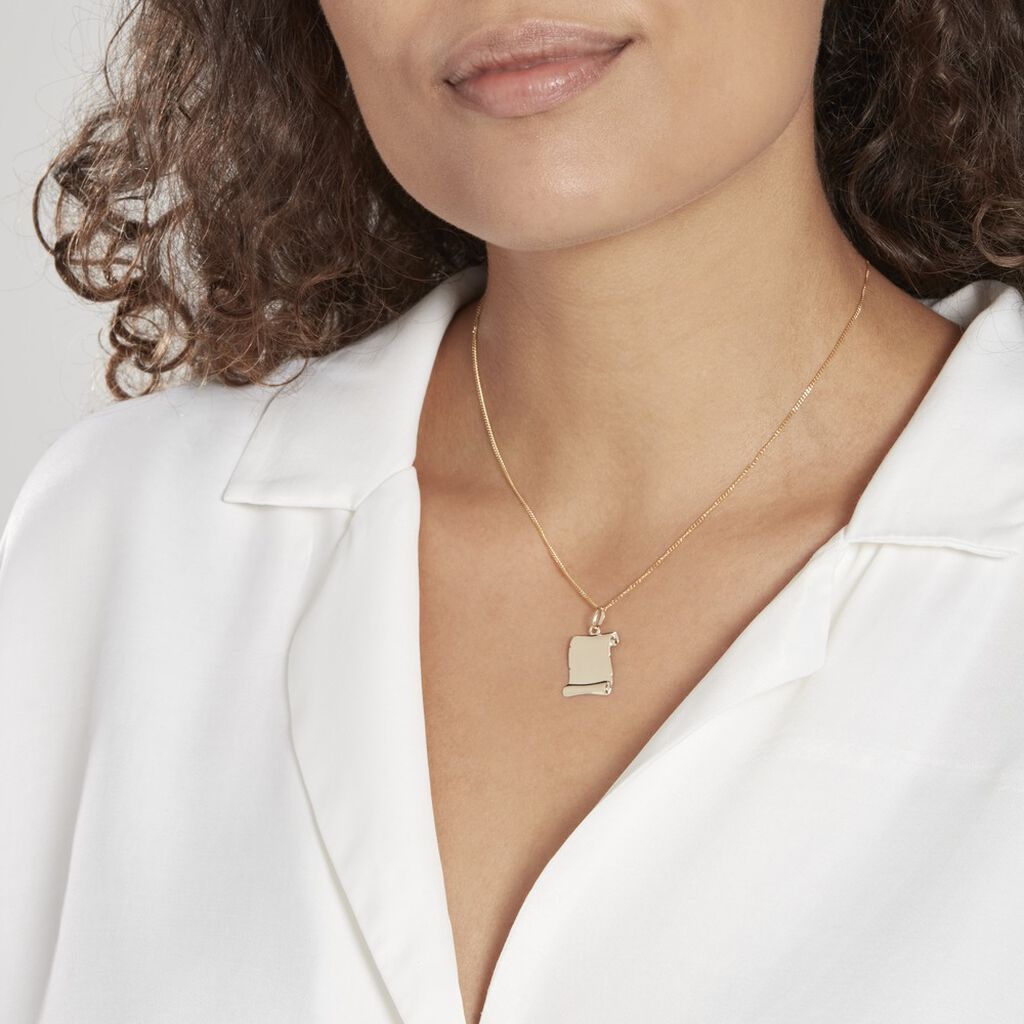 Pendentif Sirona Or Jaune - Cadeaux de naissance Femme | Histoire d’Or