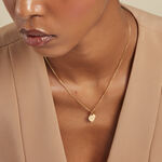 Collier Darling Plaqu&eacute; Or Jaune - Colliers Naissance Femme | Histoire d&rsquo;Or