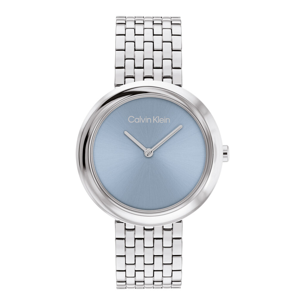 Montre Calvin Klein Twisted Bezel Bleu - Montres Femme | Histoire d&rsquo;Or