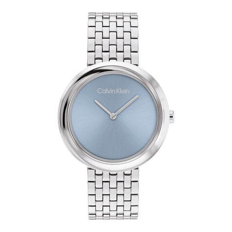 Montre Calvin Klein Twisted Bezel Bleu - Montres Femme | Histoire d&rsquo;Or
