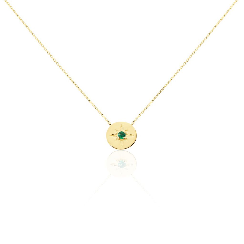 Collier Melchior Or Jaune Emeraude - Colliers Femme | Histoire d’Or