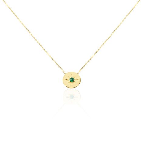 Collier Melchior Or Jaune Emeraude - Colliers Femme | Histoire d’Or