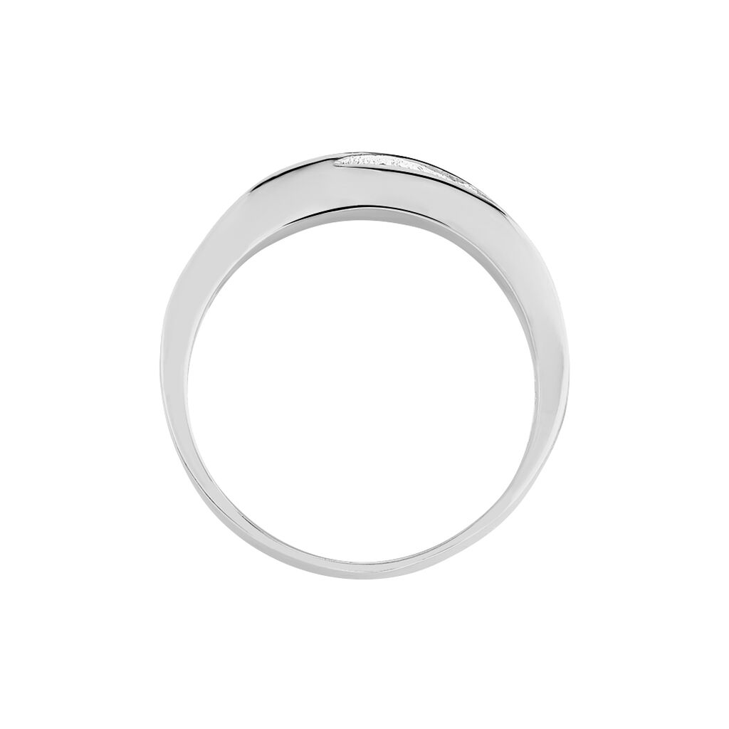 Bague Bethany Argent Blanc Oxyde De Zirconium - Bagues avec pierre Femme | Histoire d’Or