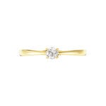 Bague Solitaire Aphrodite Or Jaune Diamant - Bagues solitaires Femme | Histoire d&rsquo;Or