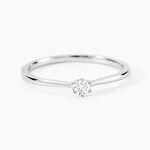 Bague Solitaire Athena Or Blanc Diamant - Bagues solitaires Femme | Histoire d&rsquo;Or