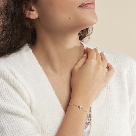 Bracelet Philine Argent Blanc Oxyde De Zirconium - Bracelets Femme | Histoire d’Or