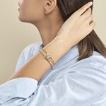 Bracelet Jonc Veina Plaqu&eacute; Or Jaune Aventurine - Bracelets joncs Femme | Histoire d&rsquo;Or