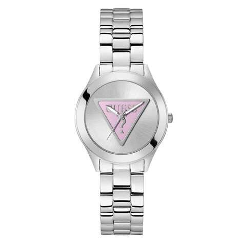 Montre Guess Tri Plaque Argenté - Montres Femme | Histoire d’Or