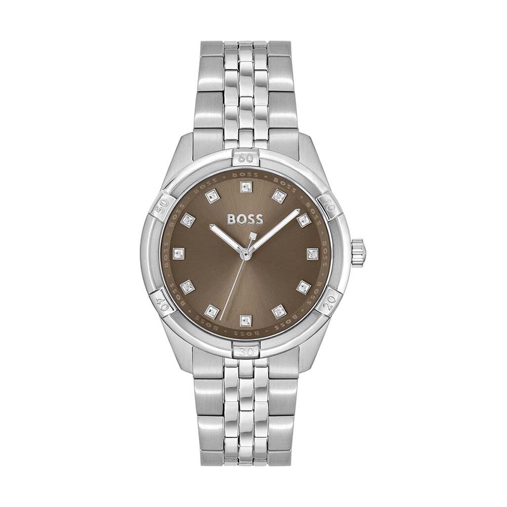 Montre Boss Rhea Marron - Montres Femme | Histoire d’Or