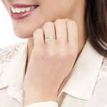 Bague Or Blanc Oxyde De Zirconium - Bagues avec pierre Femme | Histoire d&rsquo;Or