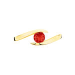 Bague Tiphaine Or Jaune Rubis - Bagues solitaires Femme | Histoire d&rsquo;Or