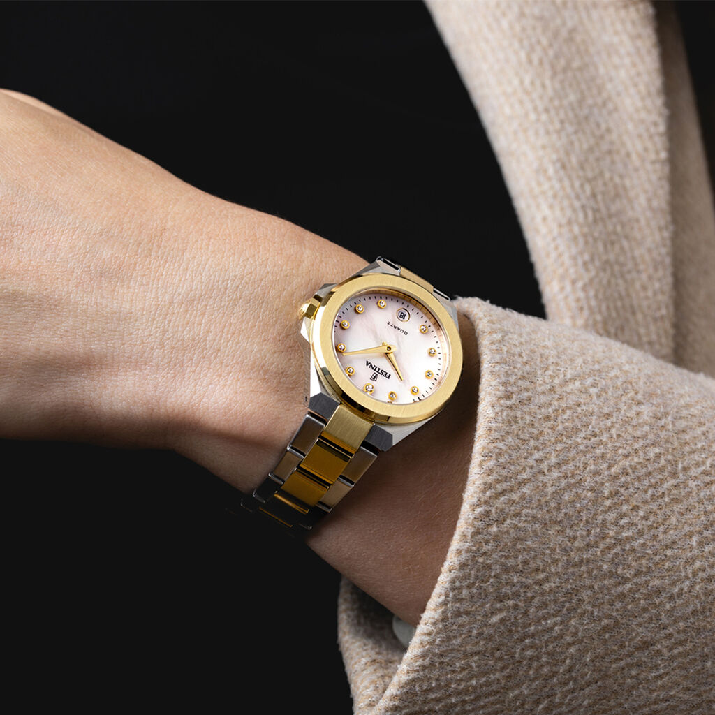 Montre Festina Mademoiselle Nacre Blanche - Montres Femme | Histoire d’Or