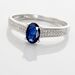 Bague Crista Or Blanc Saphir Et Diamant - Bagues solitaires Femme | Histoire d’Or