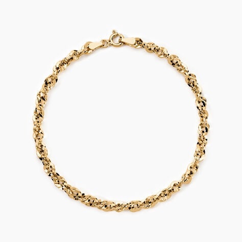 Bracelet Jerry Maille Corde Facettée Or Jaune - Bracelets chaîne Femme | Histoire d’Or