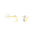 Boucles D'oreilles Puces Ouassima Or Jaune Diamant - Clous d'oreilles Femme | Histoire d’Or