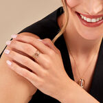 Bague Eva Acier Jaune - Bagues fantaisie Femme | Histoire d&rsquo;Or