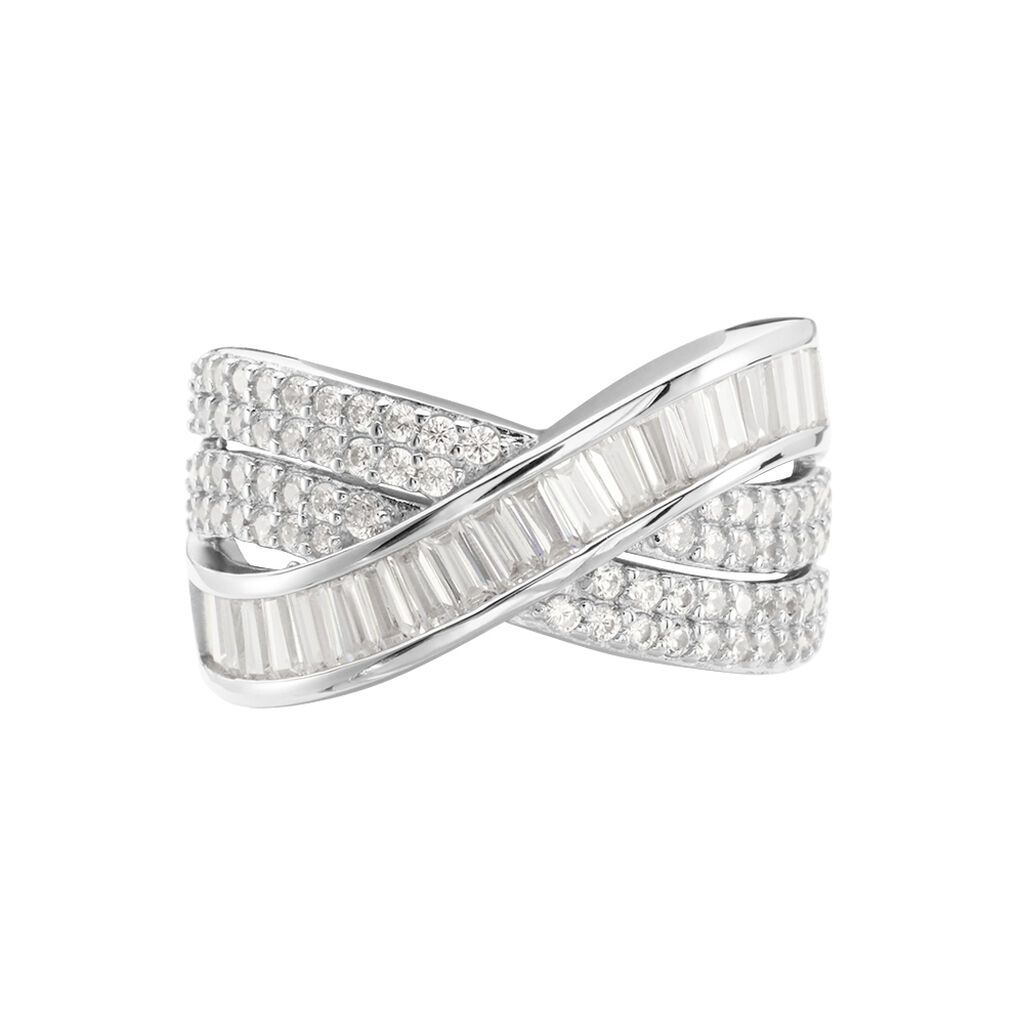 Bague Audon Argent Blanc Oxydes De Zirconium - Bagues avec pierre Femme | Histoire d’Or