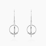 Boucles D'oreilles Pendantes Siara Argent Blanc - Boucles d'oreilles fantaisie Femme | Histoire d&rsquo;Or