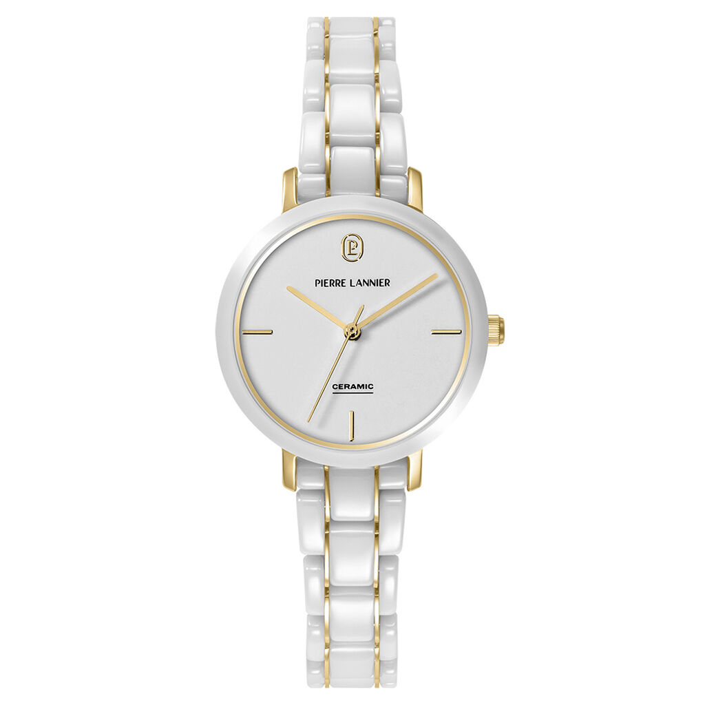 Montre Pierre Lannier Ceramic Blanc - Nouveautés Femme | Histoire d’Or