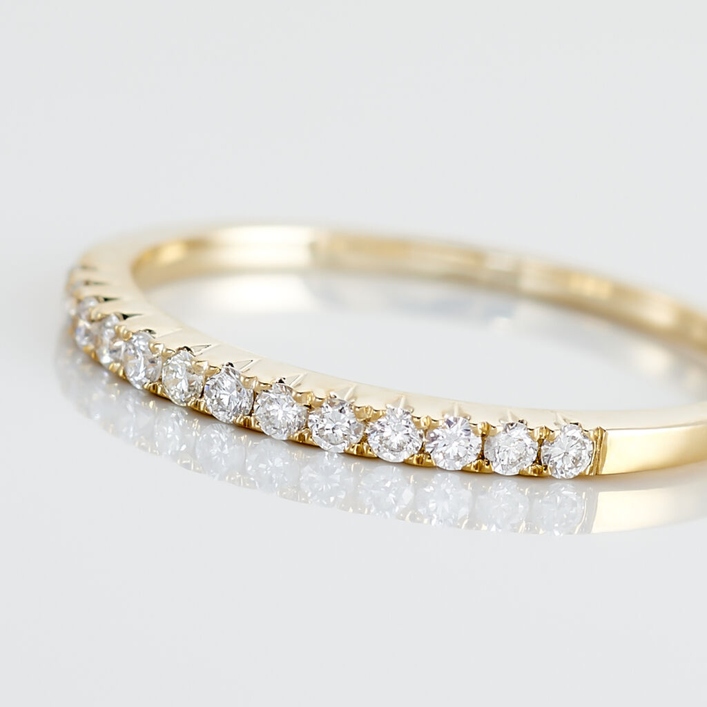 Alliance Pristina Or Jaune Diamant - Alliances Femme | Histoire d’Or