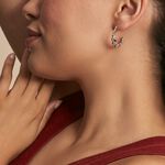 Cr&eacute;oles Andeol Rondes Argent Blanc Oxyde De Zirconium - Boucles d'oreilles cr&eacute;oles Femme | Histoire d&rsquo;Or