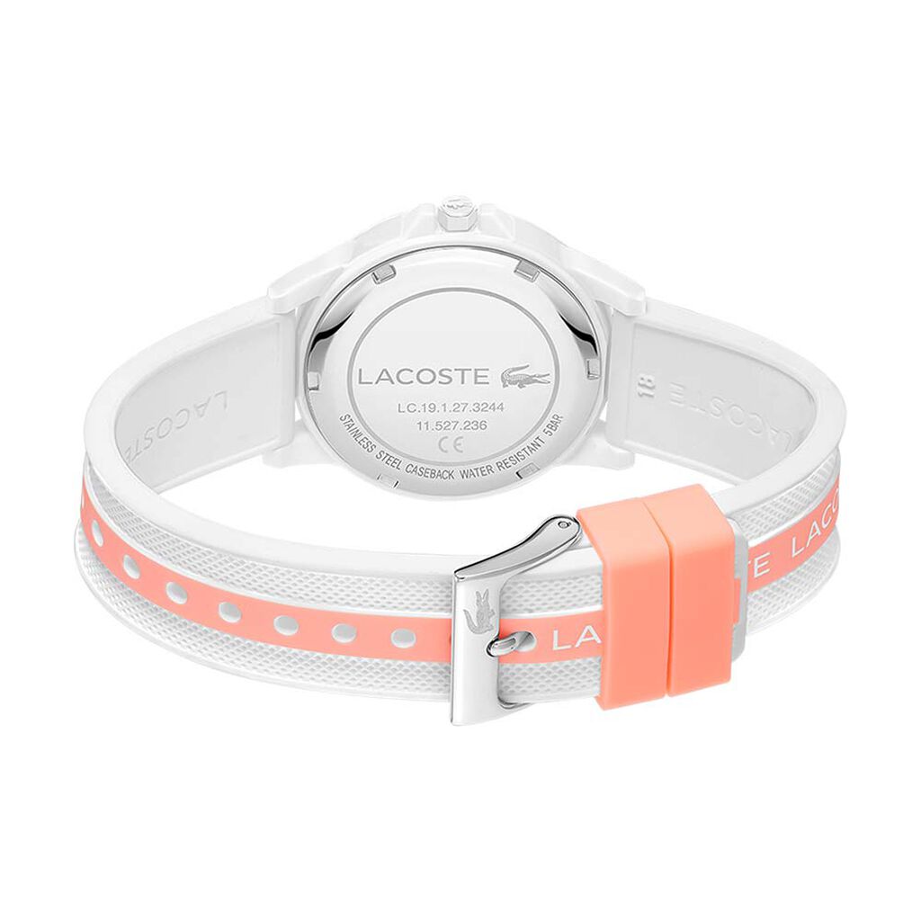 Montre Lacoste Teen/rider Blanc - Id&eacute;es cadeaux Enfant | Histoire d&rsquo;Or