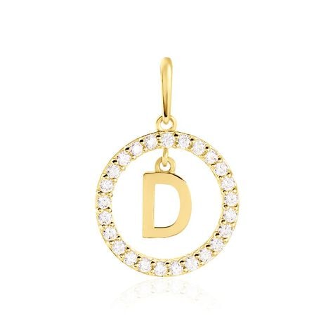 Pendentif Gabe Or Jaune Oxyde De Zirconium - Pendentifs Femme | Histoire d&rsquo;Or