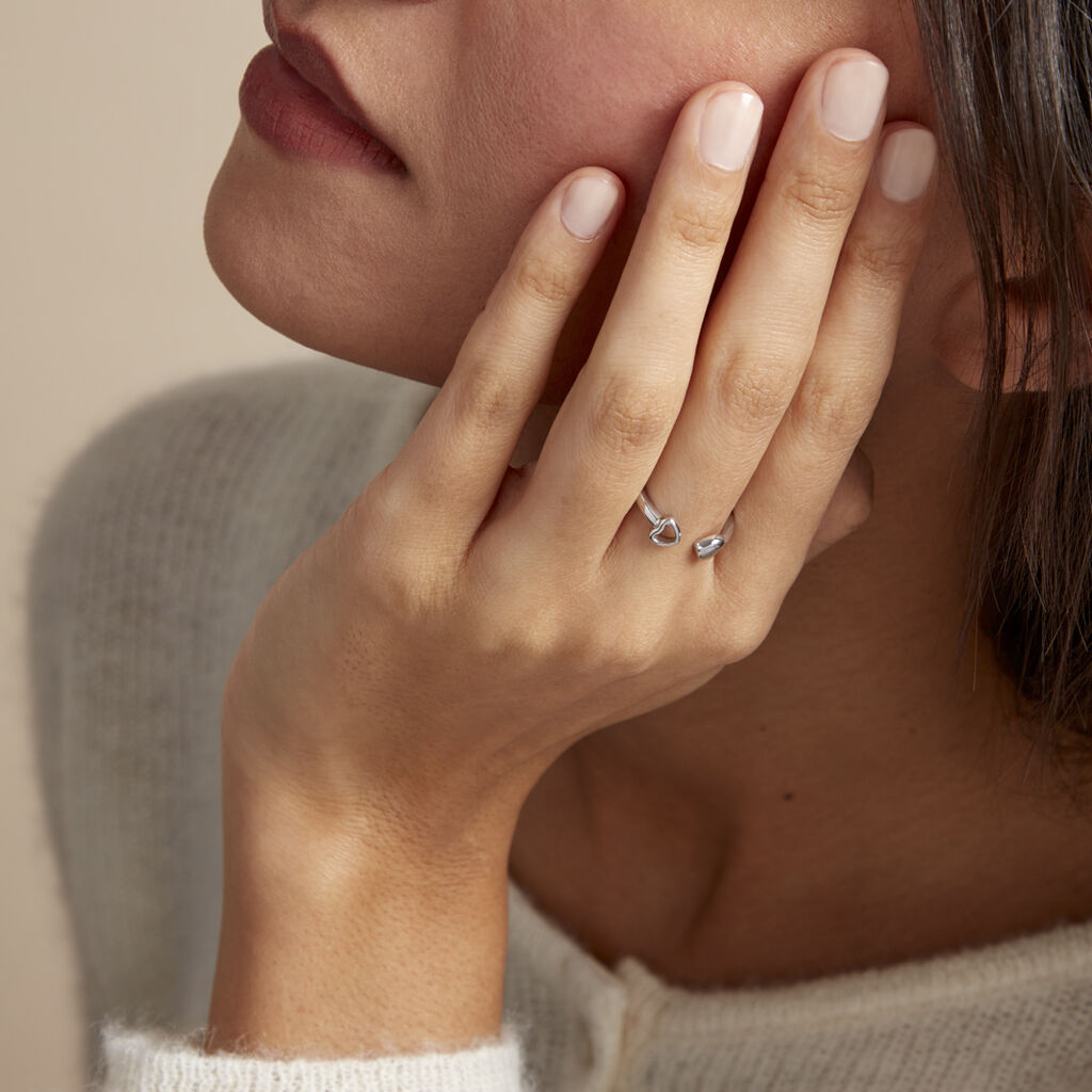 Bague Barbara Argent Blanc - Fête des mères Femme | Histoire d’Or