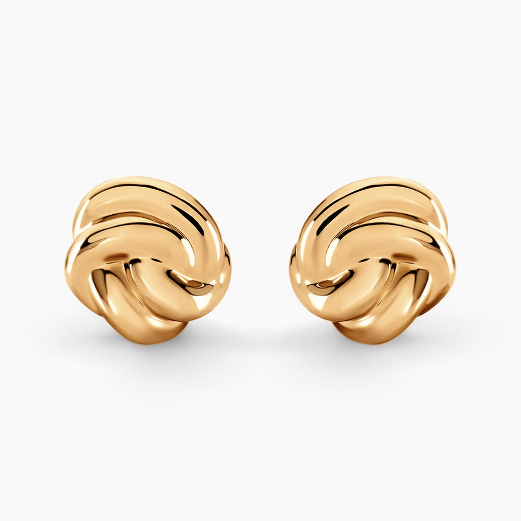 Boucles D'oreilles Puces Ism&egrave;ne Plaqu&eacute; Or Dor&eacute; - Boucles d'oreilles fantaisie Femme | Histoire d&rsquo;Or
