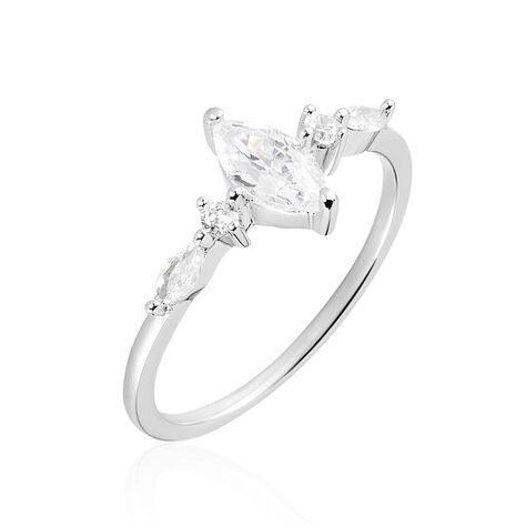 Bague Winter Sweetness Argent Blanc Oxyde De Zirconium - Bagues solitaires Femme | Histoire d’Or