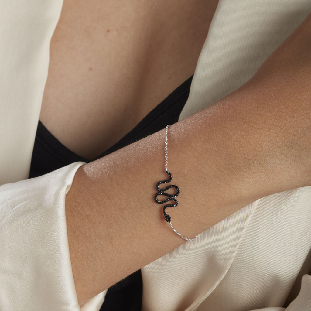 Bracelet Muses Argent Oxydes De Zirconium - Bracelets Femme | Histoire d’Or