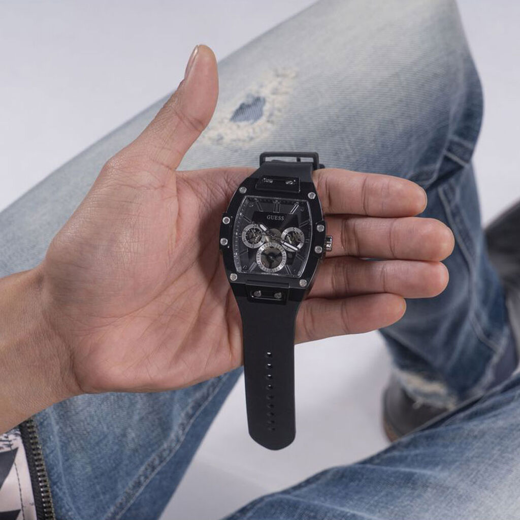 Montre Guess Phoenix Noir - Montres Homme | Histoire d’Or