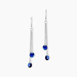 Boucles D'oreilles Lidiwine Argent Blanc Oxyde - Boucles d'oreilles fantaisie Femme | Histoire d&rsquo;Or