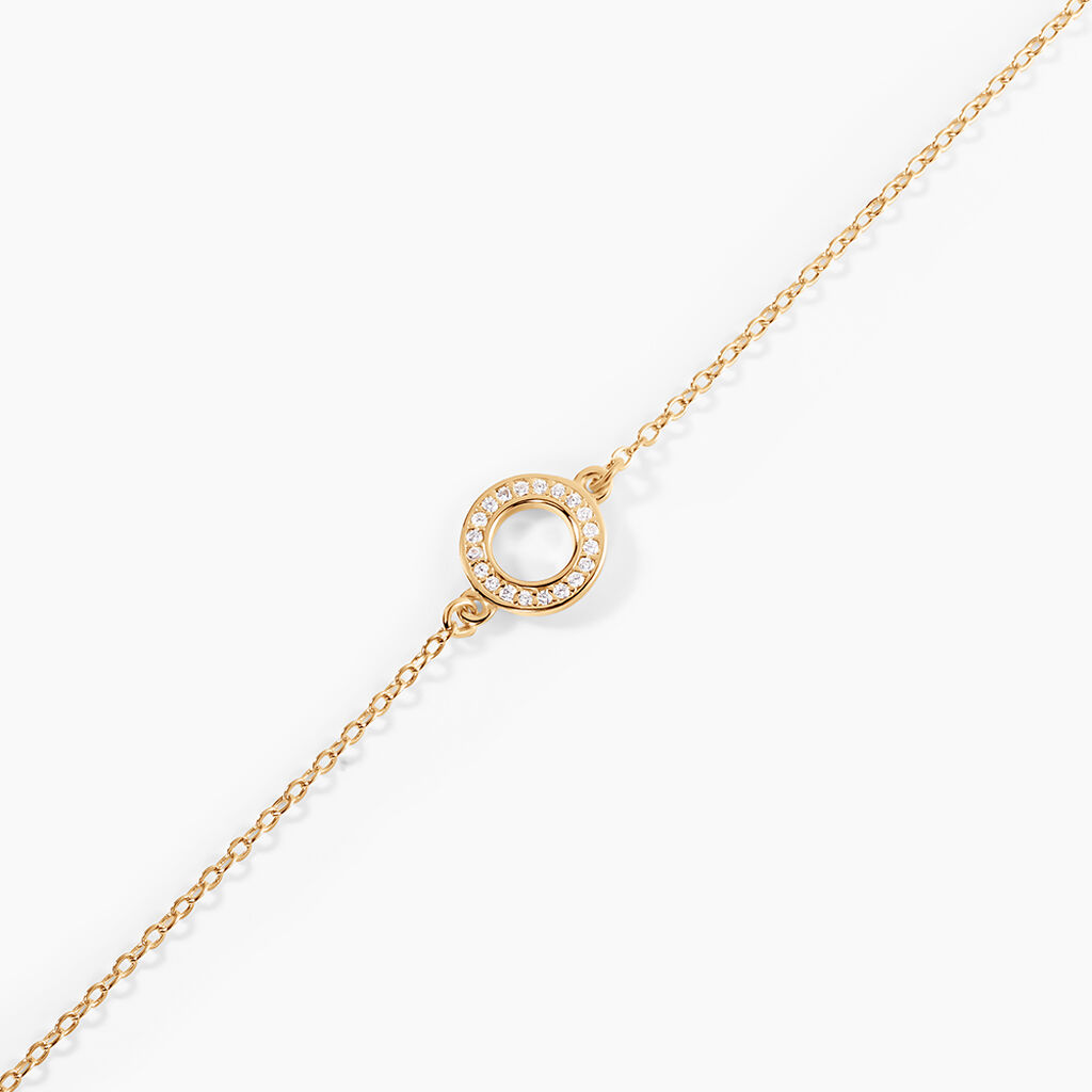 Bracelet Plaqué Or Klaar Oxydes De Zirconium - Bracelets Femme | Histoire d’Or