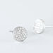 Boucles D'oreilles Puces Kristin Or Blanc Diamant - Clous d'oreilles Femme | Histoire d’Or