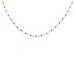 Collier Argent Rose Polka - Colliers fantaisie Femme | Histoire d’Or