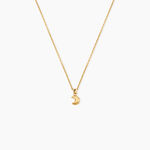 Collier Ma&euml;lia Argent Dor&eacute; A L'Or 750/1000 - Bijoux sans pierre Femme | Histoire d&rsquo;Or