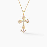 Pendentif Corneliu Or Jaune Oxyde De Zirconium - Pendentifs Communion Femme | Histoire d&rsquo;Or