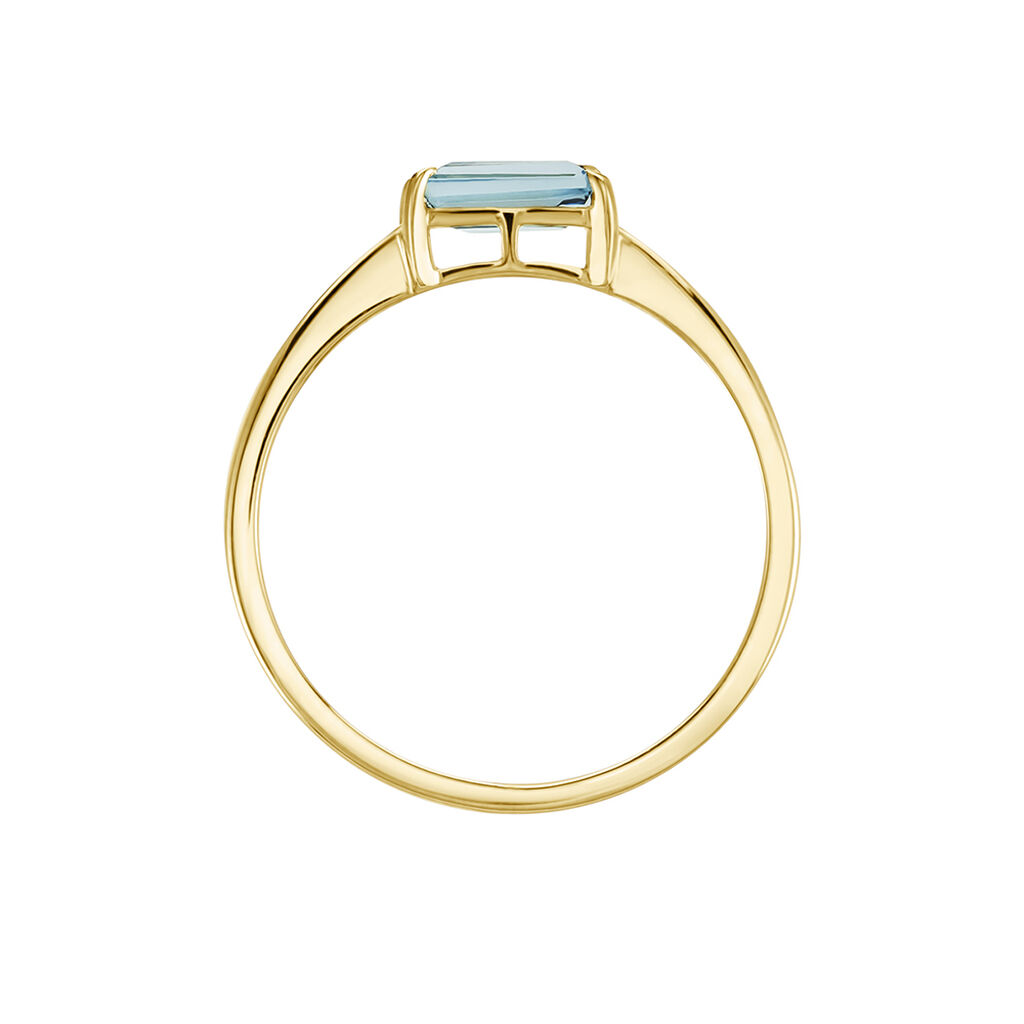 Bague Nottingham Or Jaune Topaze - Bagues solitaires Femme | Histoire d’Or