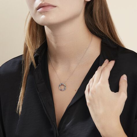 Collier Argent Blanc Ethem Oxydes De Zirconium Spinelles - Colliers Femme | Histoire d’Or