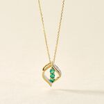 Collier Shahara Or Jaune Emeraude - Colliers Femme | Histoire d&rsquo;Or