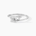 Bague Fleche Or Blanc Diamant - Bagues avec pierre Femme | Histoire d&rsquo;Or