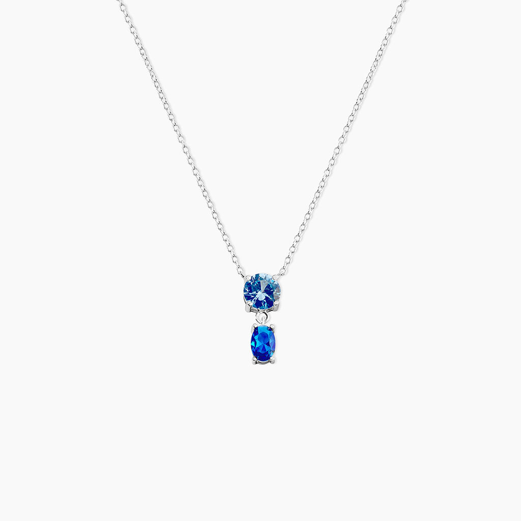 Collier Argent Blanc Brenna Oxydes De Zirconium - Colliers fantaisie Femme | Histoire d’Or