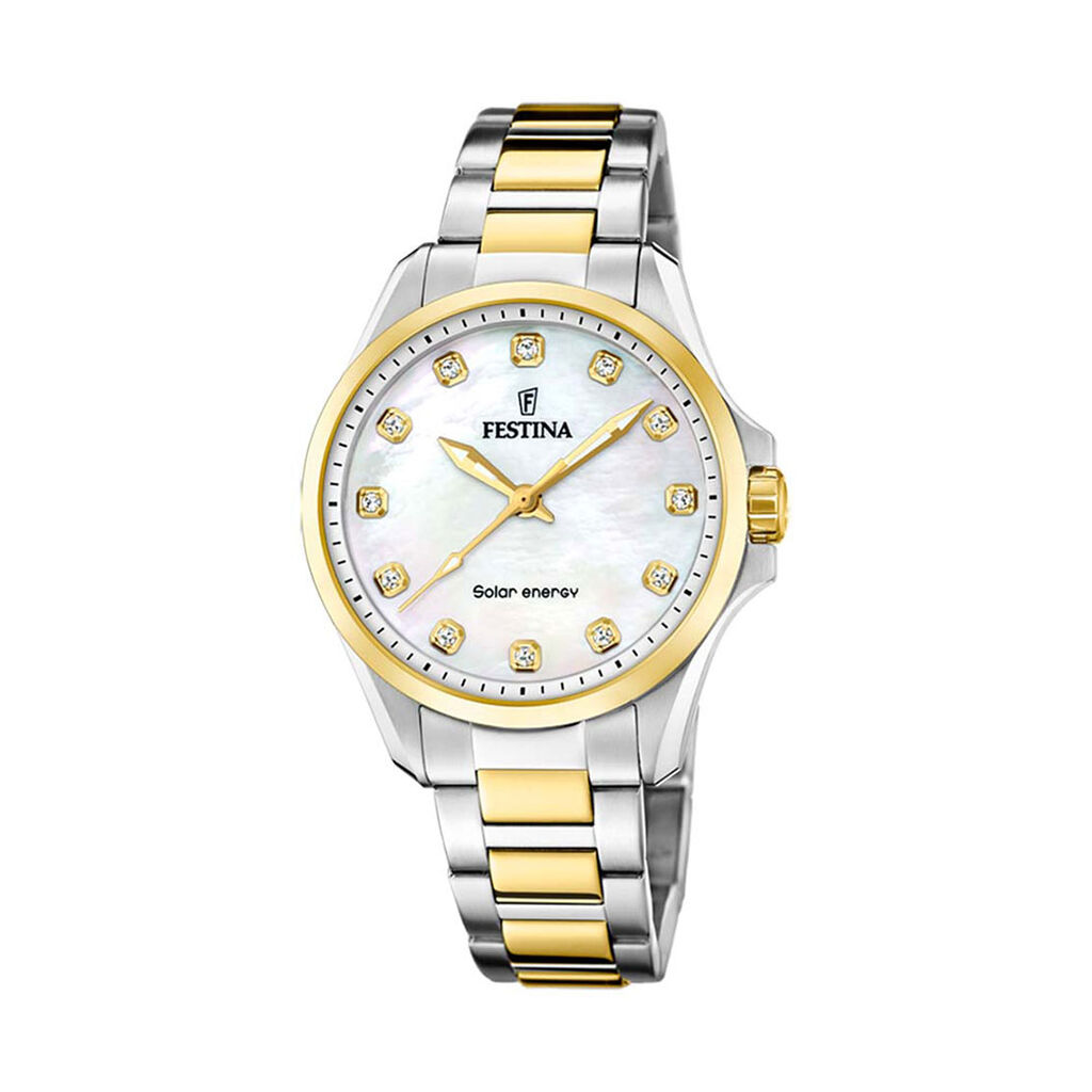 Montre Festina Solar Energy Nacre - Montres Femme | Histoire d’Or