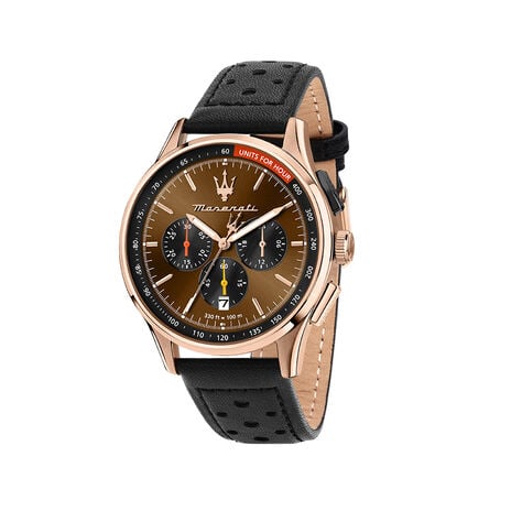 Montre Maserati Sorpasso Marron - F&ecirc;te des p&egrave;res Homme | Histoire d&rsquo;Or