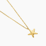 Collier Gwenn Acier Jaune - Bijoux sans pierre Femme | Histoire d&rsquo;Or