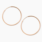 Cr&eacute;oles Argent Rose Olympia - Boucles d'oreilles cr&eacute;oles Femme | Histoire d&rsquo;Or