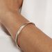 Bracelet Jonc Catalin 2 Fils Flexibles Or Bicolore - Bracelets joncs Femme | Histoire d’Or