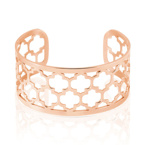 Bracelet Jonc Azemia Acier Rose - Bracelets joncs Femme | Histoire d’Or