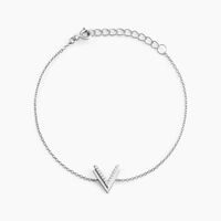 Bracelet Nollia Argent Blanc Oxyde De Zirconium